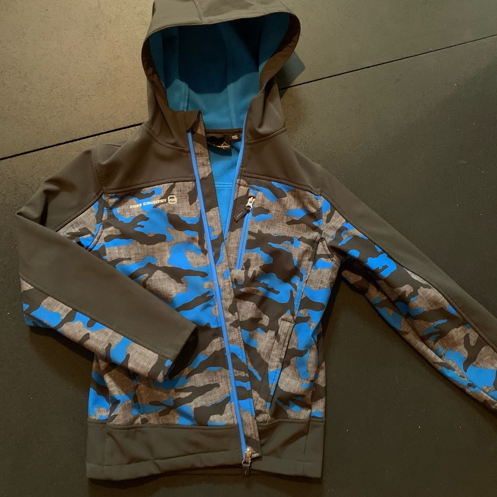 EUC boys Free Country spring jacket soft lining M